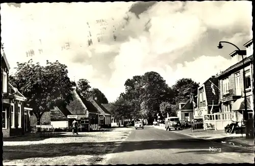 Ak Norg Drenthe, Straßenansicht