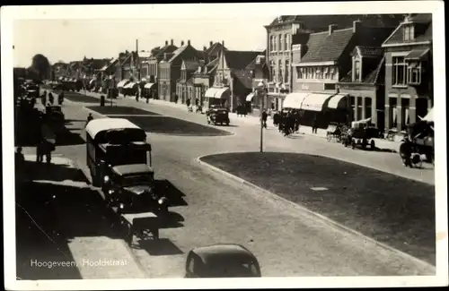 Foto Ak Hoogeveen Drenthe Niederlande, Hoofdstraat