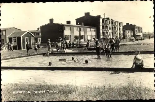 Foto Ak Hoogeveen Drenthe Niederlande, Pierebad Tuindorp