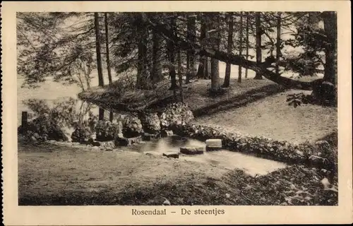 Ak Rosendaal Nordbrabant Niederlande, De steentjes