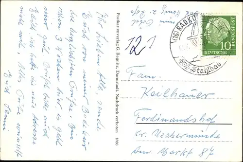 Ak Bad König im Odenwaldkreis Hessen, Kursanatorium Müller