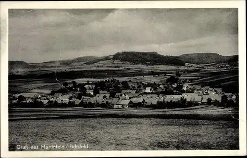 Ak Martinfeld Schimberg im Eichsfeld, Panorama