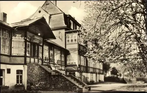 Ak Gernrode Quedlinburg im Harz, FDGB Heim Freundschaft, Wintergarten