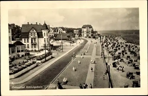 Ak Ostseebad Kühlungsborn, Promenade und Strand