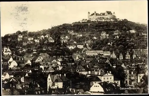 Ak Coburg in Oberfranken, Gesamtansicht