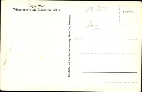 Ak Bayerisch Eisenstein im Bayrischen Wald Niederbayern, Panorama