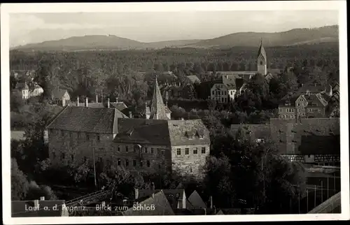 Ak Lauf an der Pegnitz in Mittelfranken Bayern, Blick zum Schloß