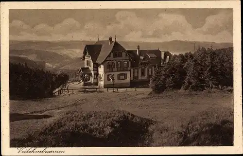 Ak Oberhof im Thüringer Wald, Waldhaus zum Veilchenbrunnen