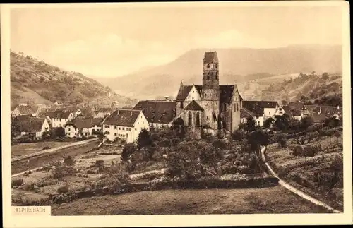Ak Alpirsbach im Schwarzwald, Ortsansicht