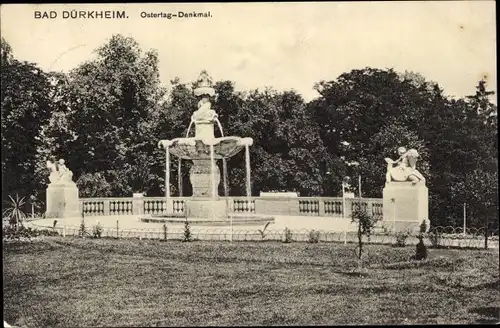 Ak Bad Dürkheim in der Pfalz, Ostertag Denkmal