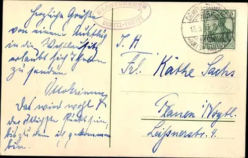 Ak Demitz Thumitz in Sachsen, Klosterberg