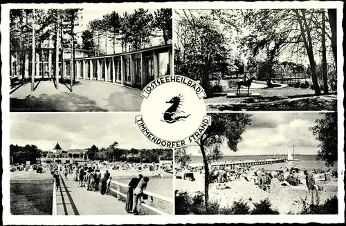 Ak Ostseebad Timmendorfer Strand, Strand, Kurhaus, Promenade