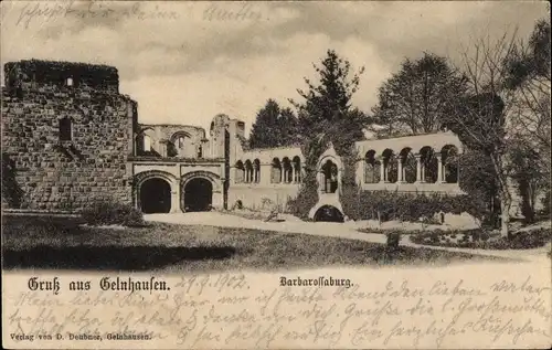 Ak Gelnhausen in Hessen, Barbarossaburg