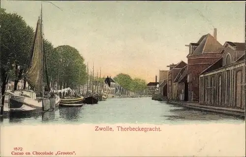 Ak Zwolle Overijssel Niederlande, Thorbeckegracht