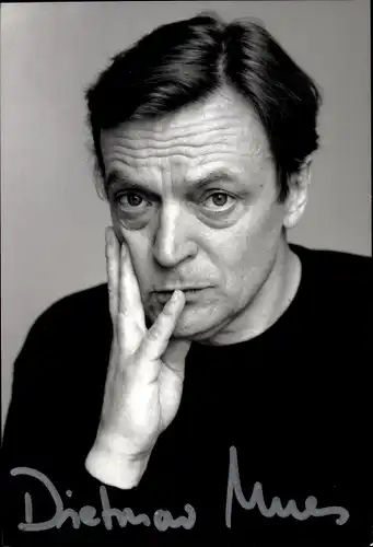 Foto Schauspieler Dietmar Mues, Portrait, Autogramm