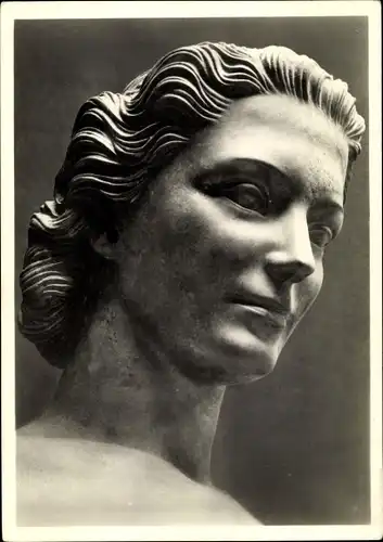 Ak Plastik von Arno Breker, Kopf der Anmut