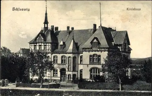 Ak Schleswig an der Schlei, Kreishaus