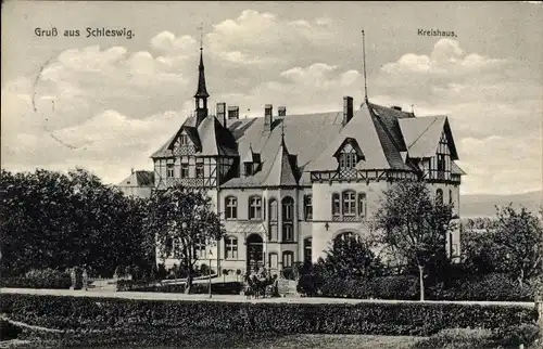 Ak Schleswig an der Schlei, Kreishaus