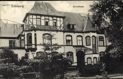 Ak Schleswig an der Schlei, Kreishaus