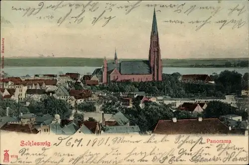 Ak Schleswig an der Schlei, Panorama