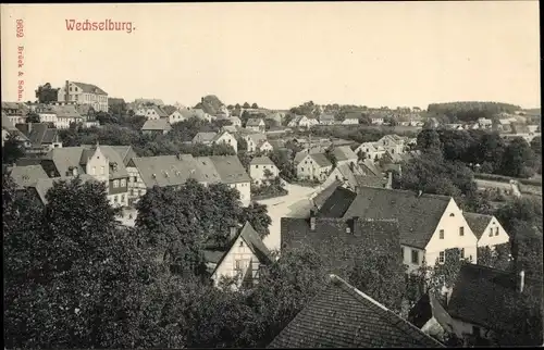 Ak Wechselburg in Sachsen, Gesamtansicht