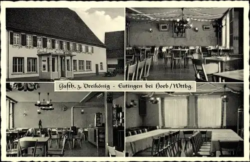 Ak Eutingen im Gäu Kreis Freudenstadt, Gasthof zum Dreikönig, Inh. Joh. Widmaier