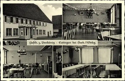 Ak Eutingen im Gäu Kreis Freudenstadt, Gasthof zum Dreikönig, Inh. Joh. Widmaier