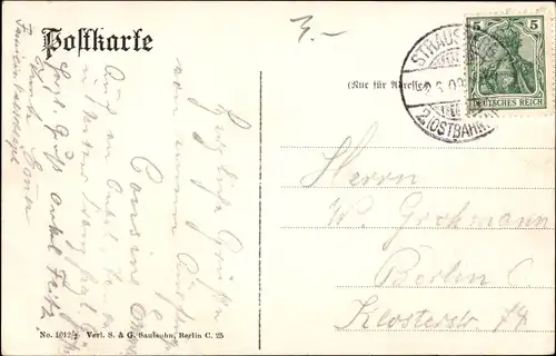 Ak Strausberg in der Mark, An der Schlagmühle