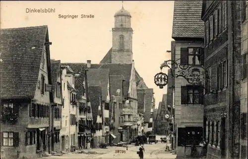 Ak Dinkelsbühl in Mittelfranken, Segringer Straße