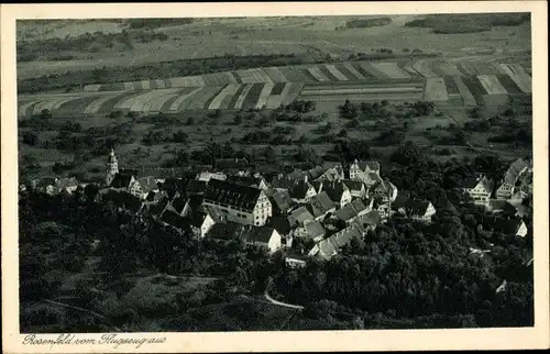 Ak Rosenfeld in Baden Württemberg, Fliegeraufnahme, Stadtpanorama