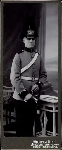 CdV Deutscher Soldat in Uniform, Portrait