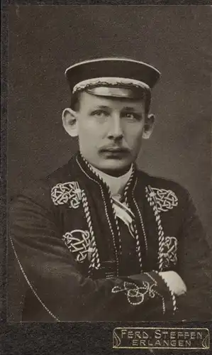 CdV Student in Uniform, Portrait