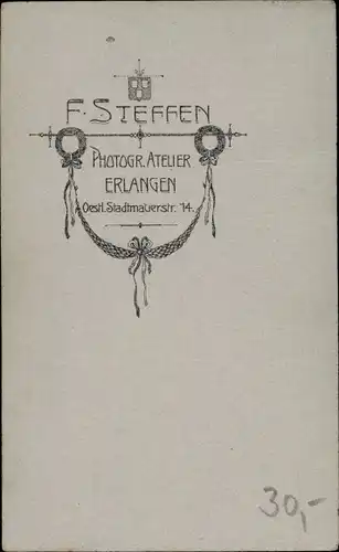 CdV Student in Uniform, Portrait