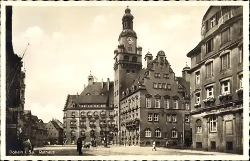 Ak Döbeln in Sachsen, Rathaus