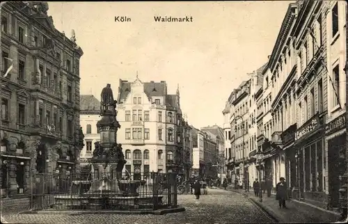 Ak Köln am Rhein, Waidmarkt