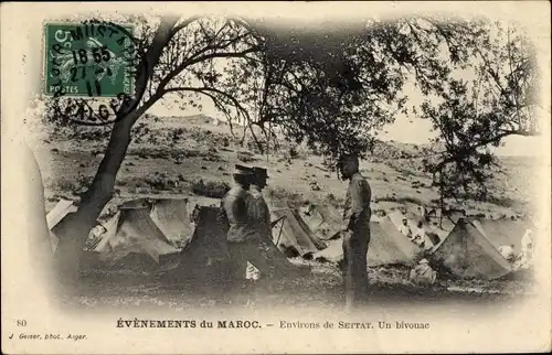 Ak Settat Marokko, Un bivouac