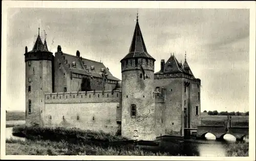 Ak Muiden Nordholland Niederlande, Schloss Muiderslot