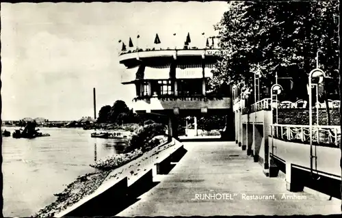 Ak Arnhem Gelderland Niederlande, Rijnhotel