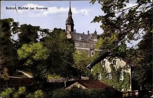 Ak Dresden Altstadt, Schloss Roßtal