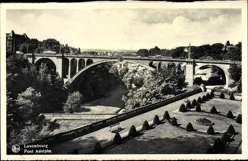 Ak Luxemburg Luxembourg, Pont Adolphe