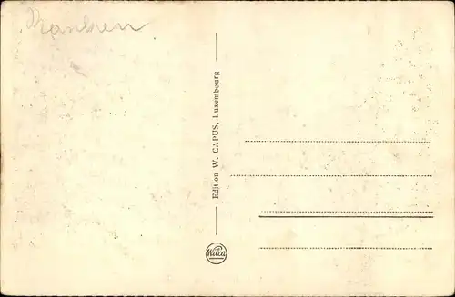 Ak Vianden Luxemburg, Le Chateau