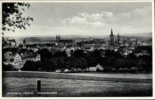 Ak Lwówek Śląski Löwenberg Schlesien, Gesamtansicht