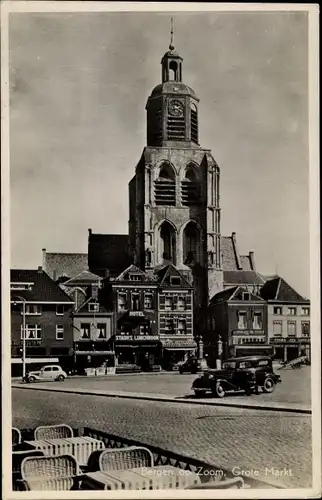 Ak Bergen op Zoom Nordbrabant Niederlande, Grote Markt