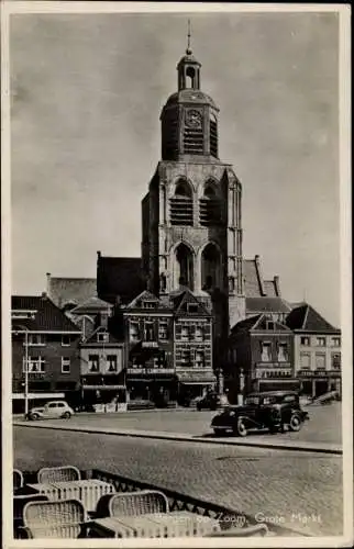 Ak Bergen op Zoom Nordbrabant Niederlande, Grote Markt