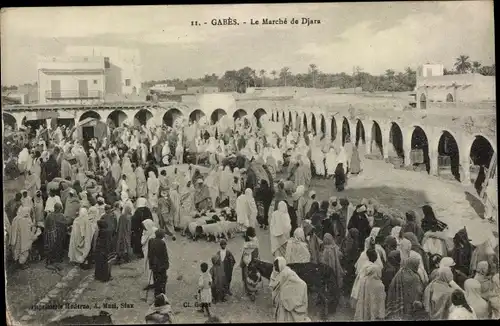 Ak Gabès Tunesien, Le Marché de Djara