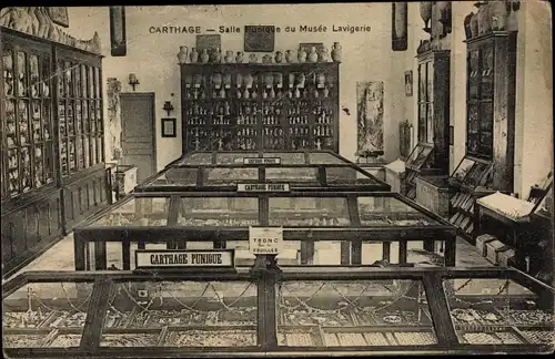 Ak Carthage Karthago Tunesien, Musee Lavigerie, Salle Punique