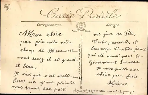 Ak El Kef Tunesien, Champ de Manoeuvre et Baraquement des Oliviers