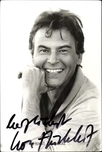 Ak Schauspieler Horst Buchholz, Portrait, Autogramm