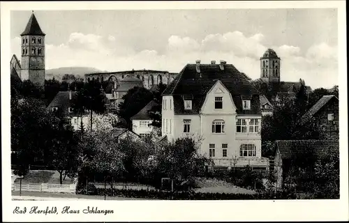 Ak Bad Hersfeld in Hessen, Haus Schlangen