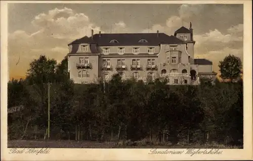 Ak Bad Hersfeld in Hessen, Blick auf das Sanatorium Wigbertshöhe